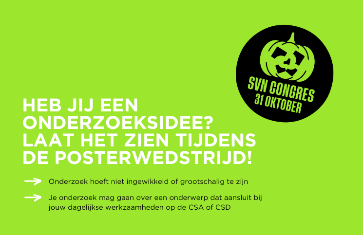 Heb jij een onderzoeksidee? Laat het zien tijdens de posterwedstrijd!